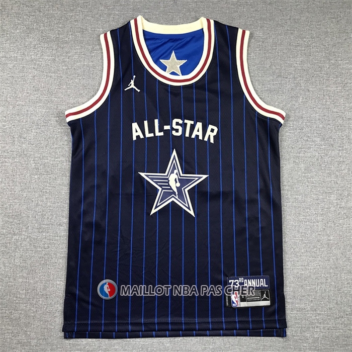 Maillot Enfant All Star 2024 Milwaukee Bucks Giannis Antetokounmpo NO 34 Bleu